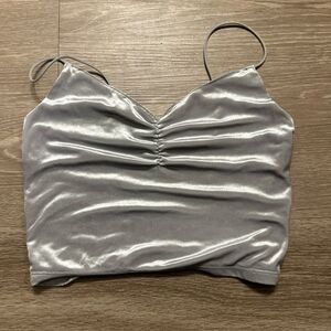 Garage Velvet Bungee Cami Tank Top